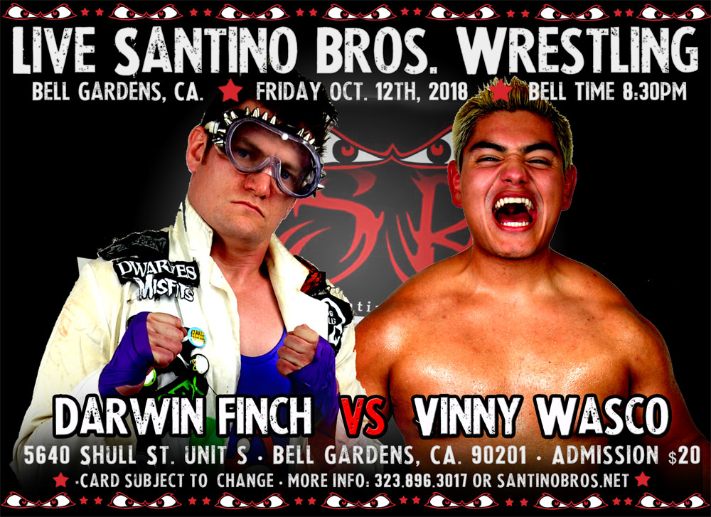 Santino Bros. Wrestling's October 12th, 2018 event Review