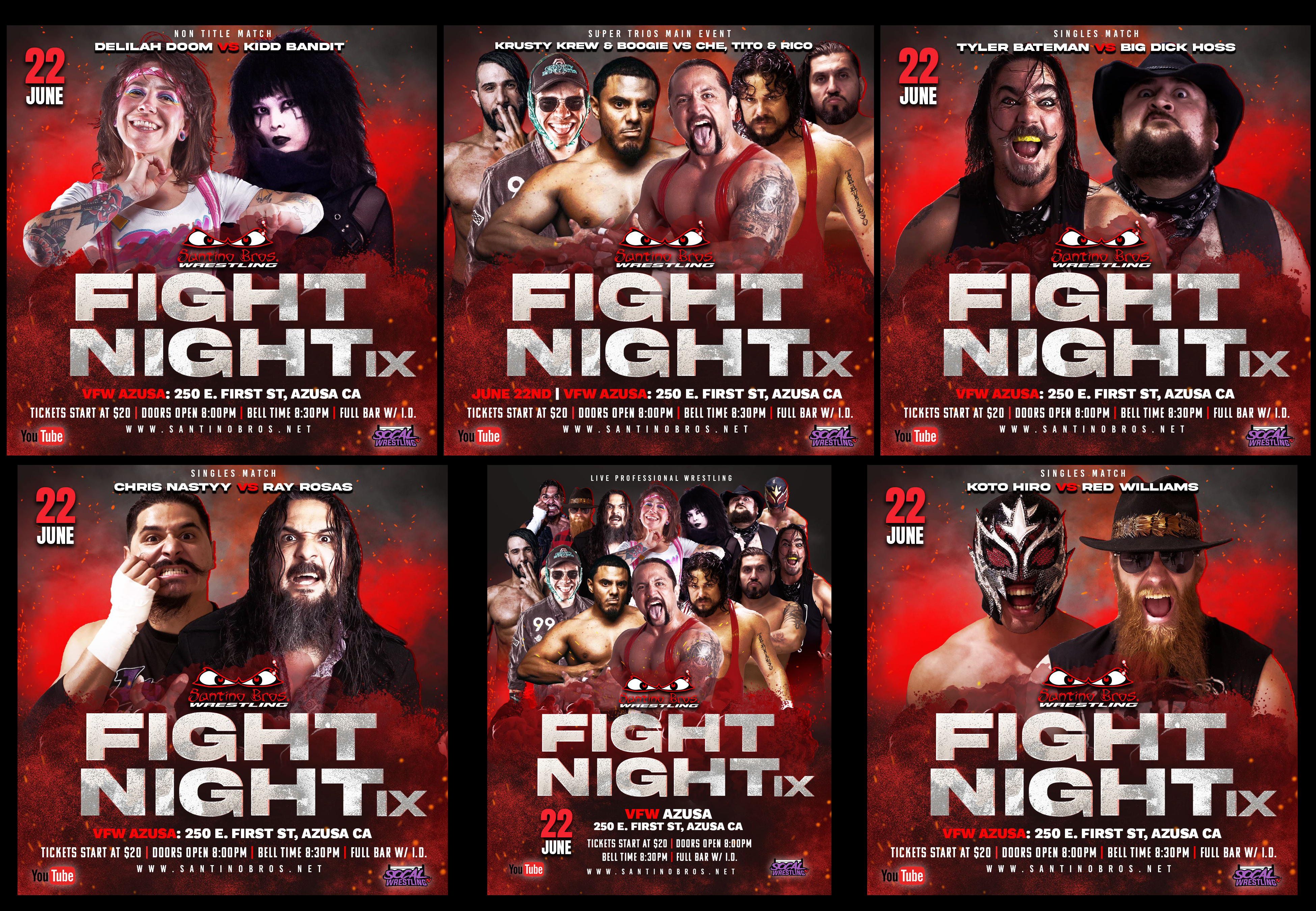 Santino Bros Wrestling: Fight Night IX
